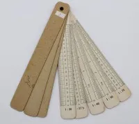 Fächermaßstab, älter