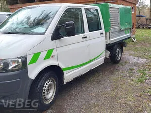 VW double cabine T5 2,0 TDI plateau