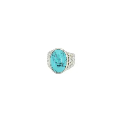 Turkoois diamanten ring