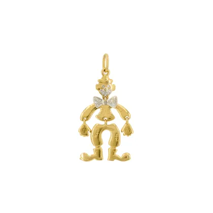 Pendentif diamant mobile 'Clown'