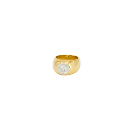 Bague solitaire diamant