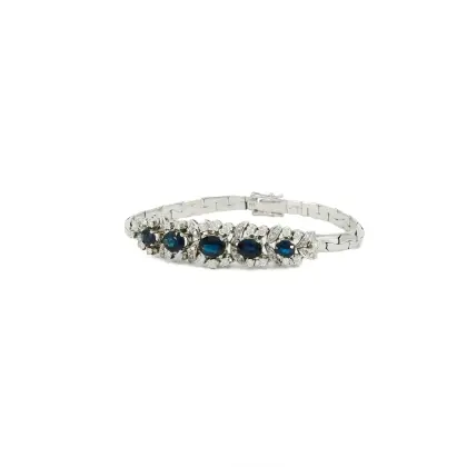 Bracelet saphir et diamants