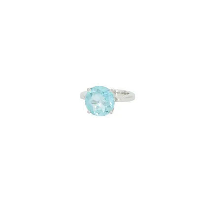 Bague aigue-marine