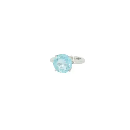 Bague aigue-marine