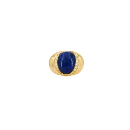 Pendentif lapis-lazuli et diamant