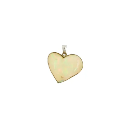 Pendentif opale « Cœur »