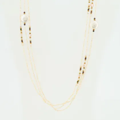 Collier de perles de semence