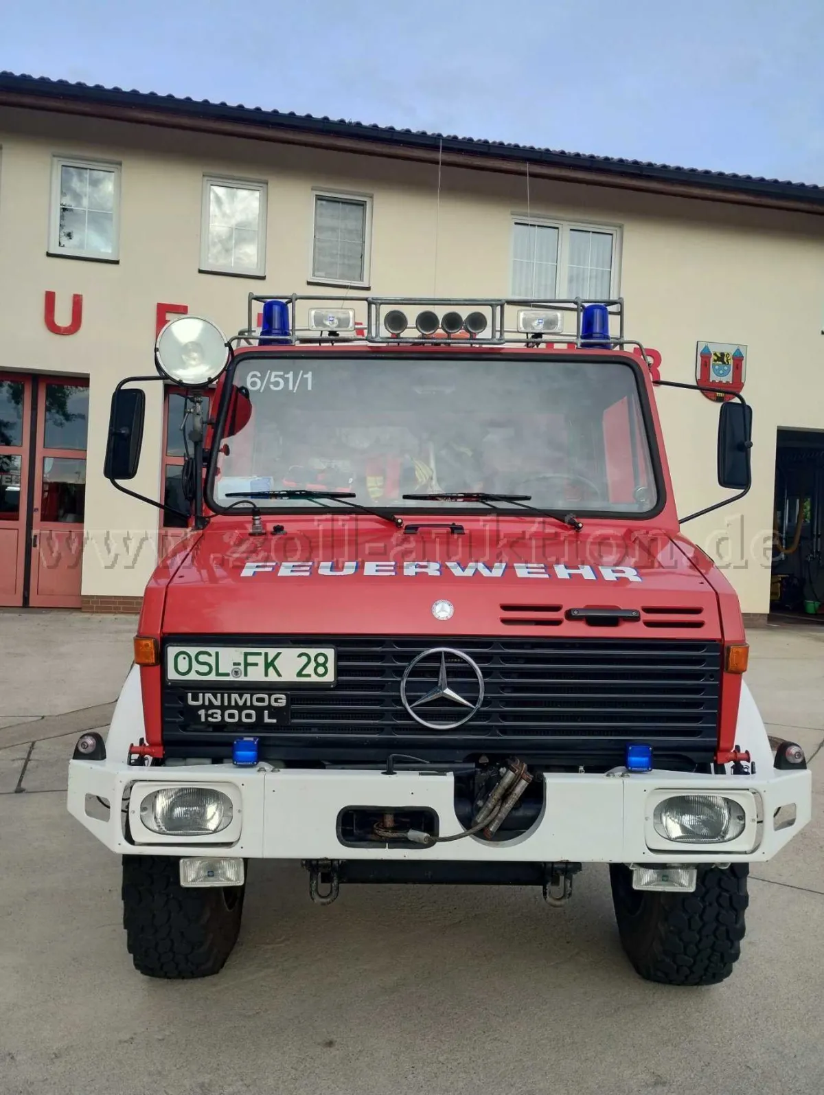 1 Unimog U 1300 L37 hasičské vozidlo RW 1