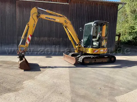 1 экскаватор Komatsu PC50 MR-2 (5 тонн)