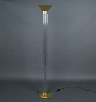 VEREINIGTEN WERKSTÄTTEN. Lampadaire style Hollywood Regency, modèle '' 17705 ''.