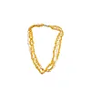 Drierijige parelketting