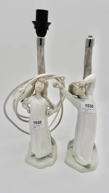 2 podstawy lampy „dzieci”, Hiszpania