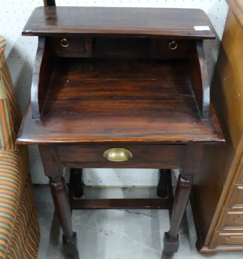 1 small telephone cabinet