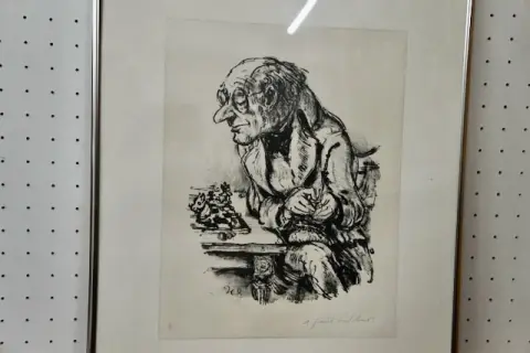 1 lithograph A. Paul Weber