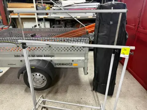 2x Double coat racks