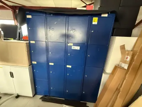 4x armoire vestiaire