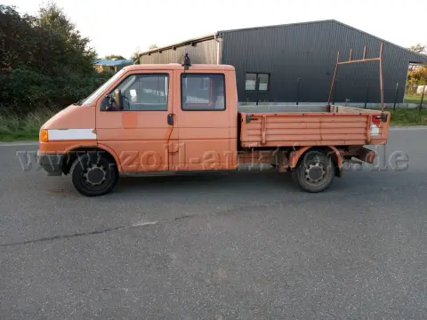 1 VW T4 plateau avec double cabine – véhicule pour bricoleur