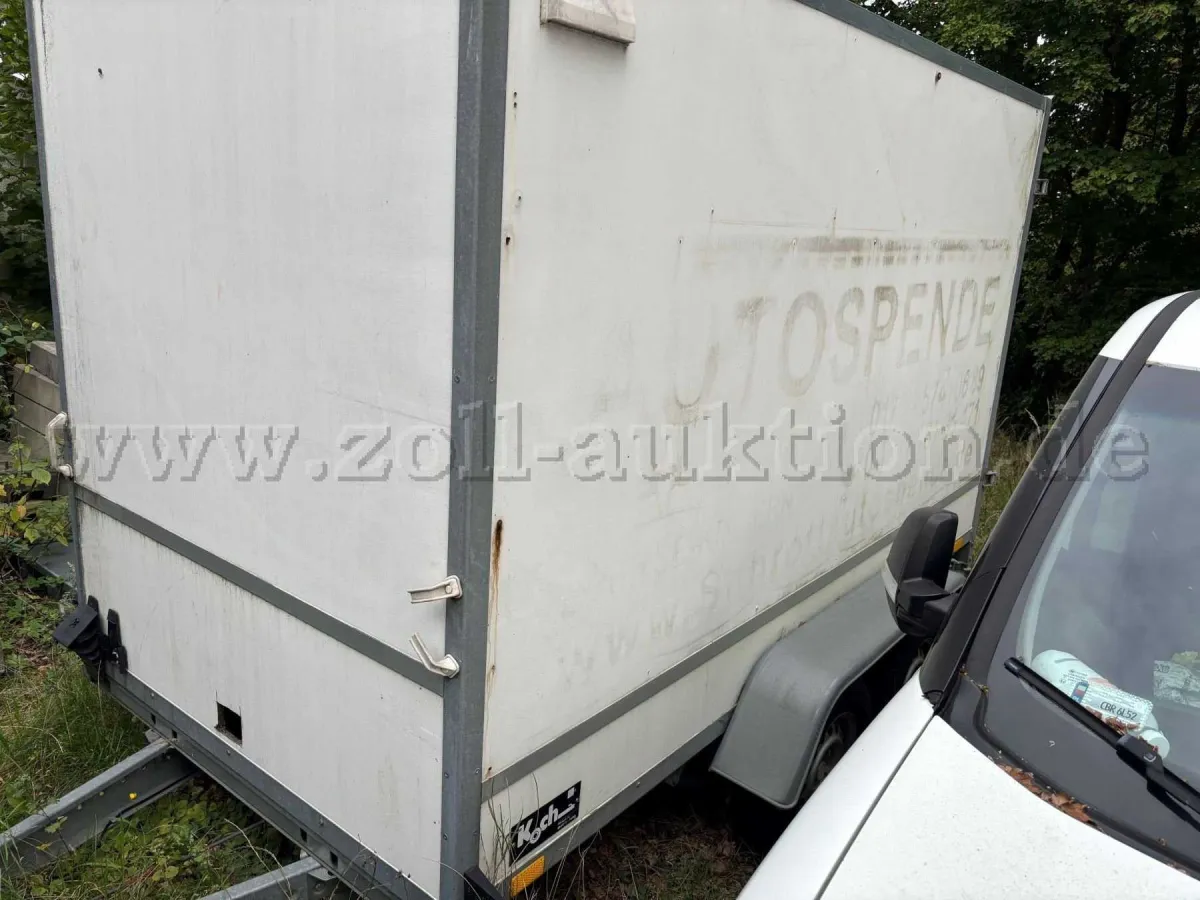 1 remorque à caisson Koch, véhicule de bricolage / fournisseur de pièces