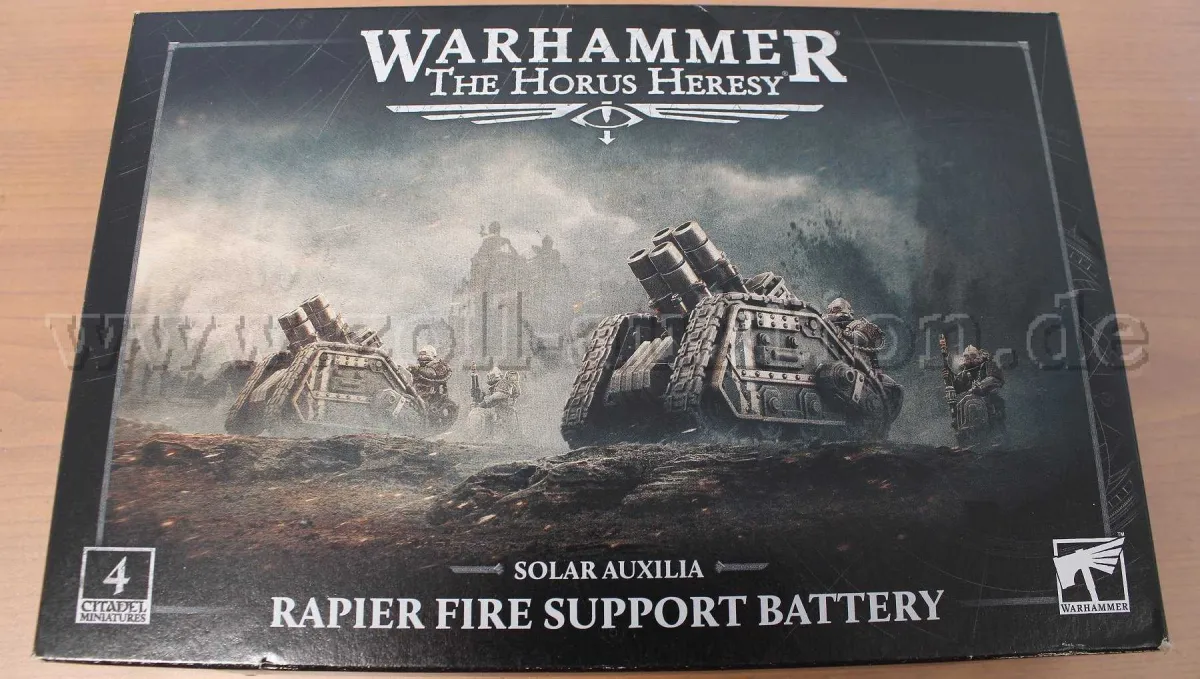 1 WARHAMMER 40 000 The horus heresy SOLAR AUXILIA RAPIER FIRE SUPPORT BATTERY