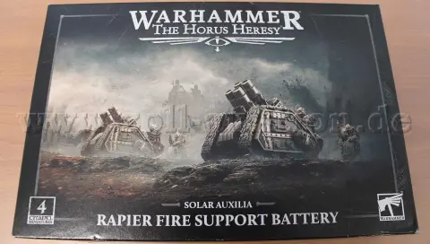 1 WARHAMMER 40 000 The horus heresy SOLAR AUXILIA RAPIER FIRE SUPPORT BATTERY