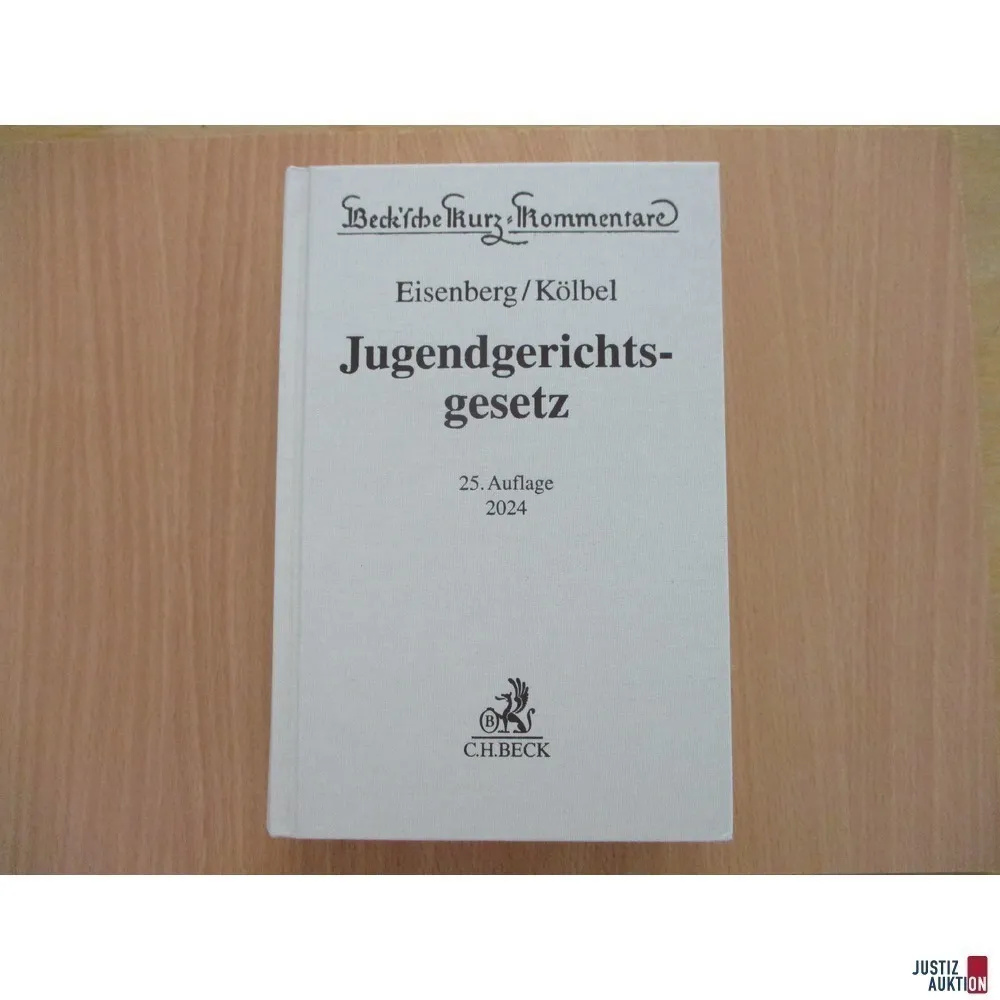 Commentaar op de Jeugdrechtwet (JGG) Eisenberg/Kölbel