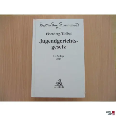 Commentaar op de Jeugdrechtwet (JGG) Eisenberg/Kölbel