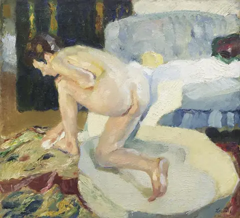 Leo Putz, U kadi I, 1910