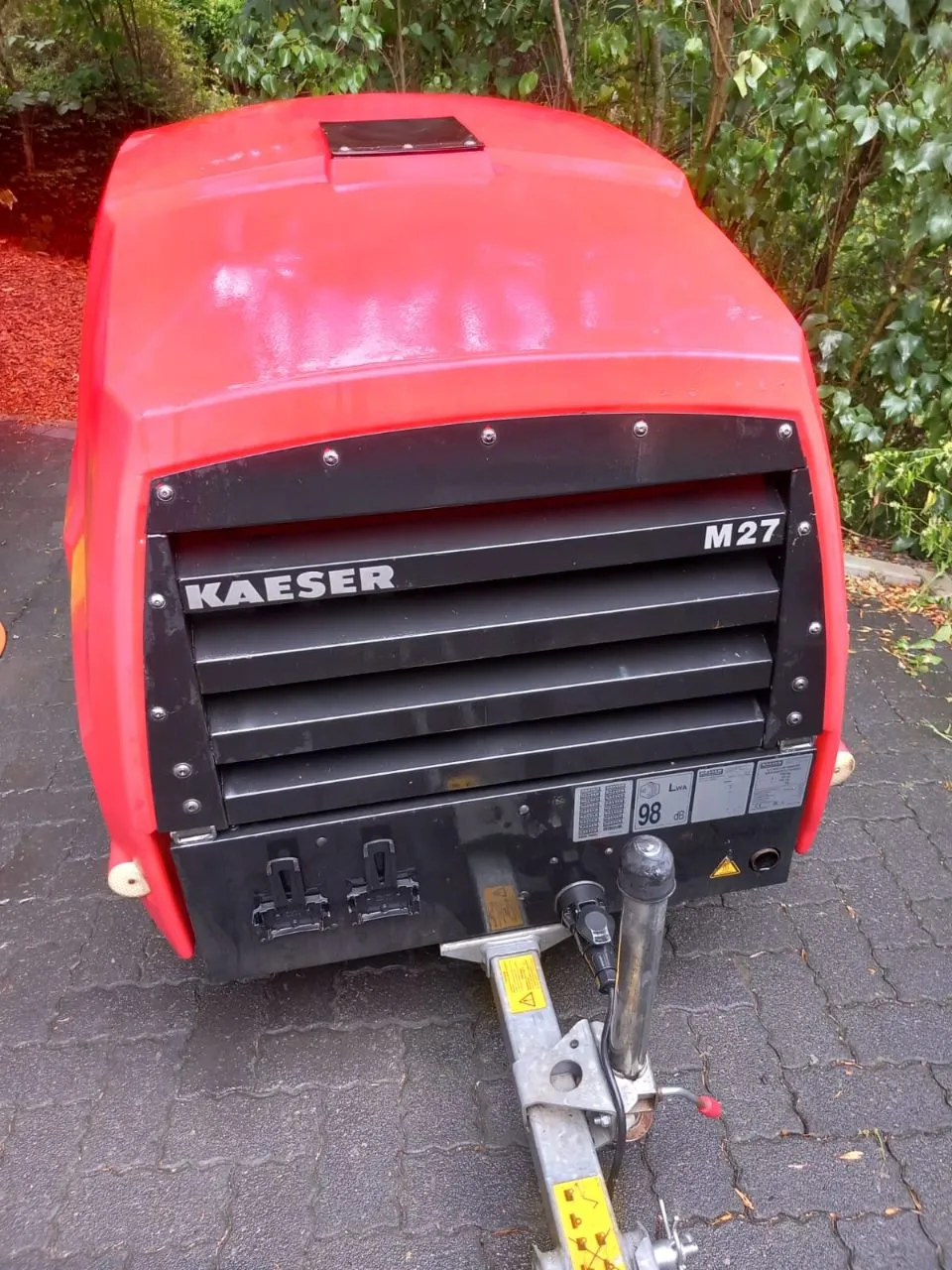 Mobiele schroefcompressor (Kaeser, M27PE.2)