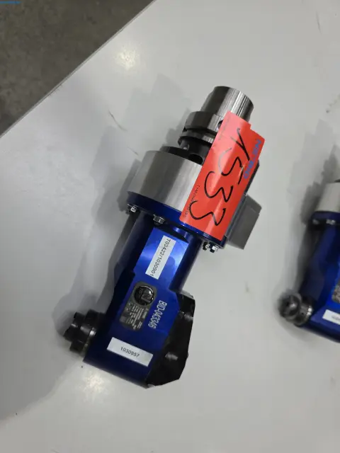 Aangedreven HSK-A63 gereedschap/hoekunit 90° Benz