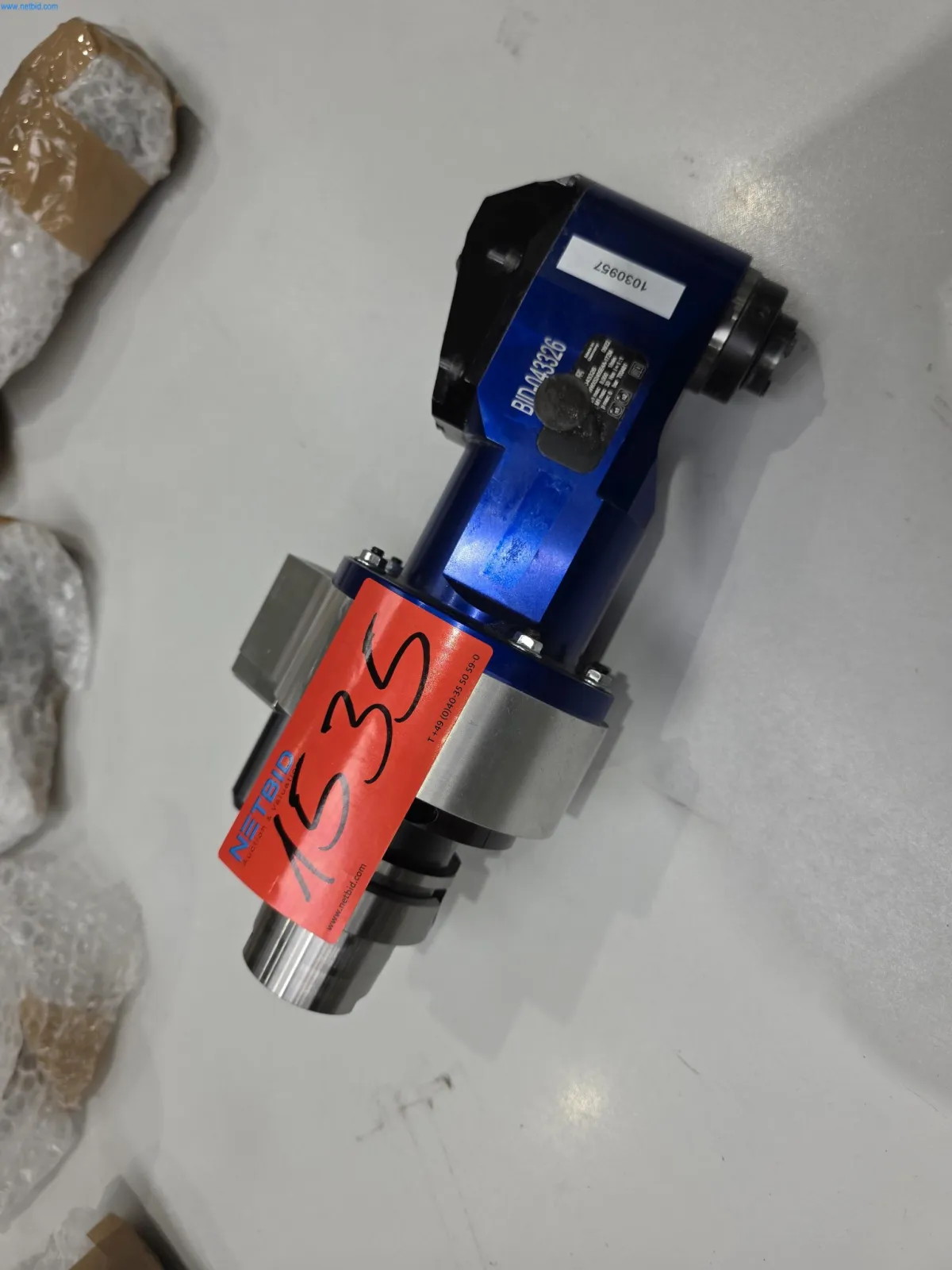 Aangedreven HSK-A63 gereedschap/hoekunit 90° Benz