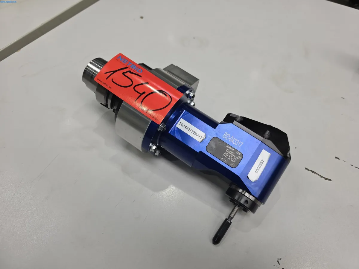 Aangedreven HSK-A63 gereedschap/hoekunit 90° Benz