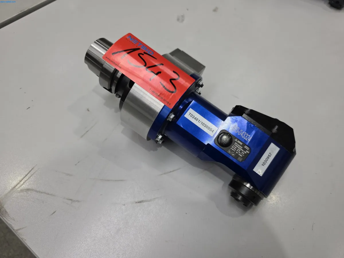 Aangedreven HSK-A63 gereedschap/hoekunit 90° Benz