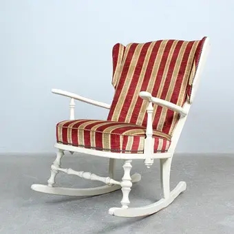 Scandinavian rocking chair from the 1950s.