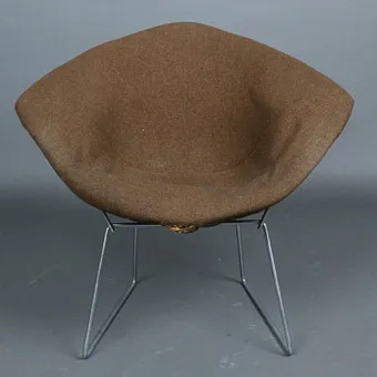 HARRY BERTOIA. Knoll International. Fauteuil / Lounge Chair, modèle 'Diamond Chair', design de 1952.