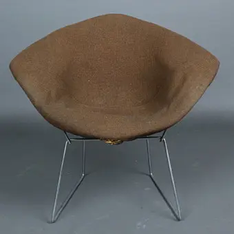 HARRY BERTOIA. Knoll International. Armchair / Lounge Chair, model 'Diamond Chair', design from 1952.
