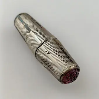 Small Art Deco sewing box - Lutz & Weiss, Pforzheim, probably early 20th century, silver 800.
