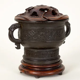 Censer in archaic style 'GUI', China, Qing dynasty.