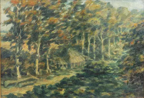 НЕИЗВЕСТНЫЙ ХУДОЖНИК. Forêt de Paimpont.