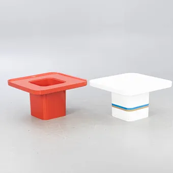 PETER GHYCZY. Two side tables / garden tables, 1970s (2).