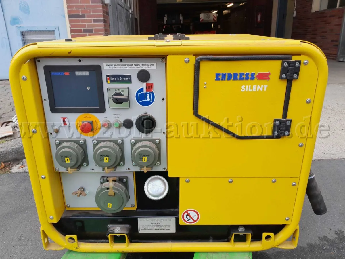 1 groupe électrogène Endress 9,0kVA (défectueux)