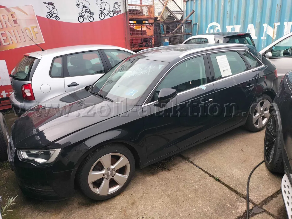 1 Audi, A3 Sportback, noir