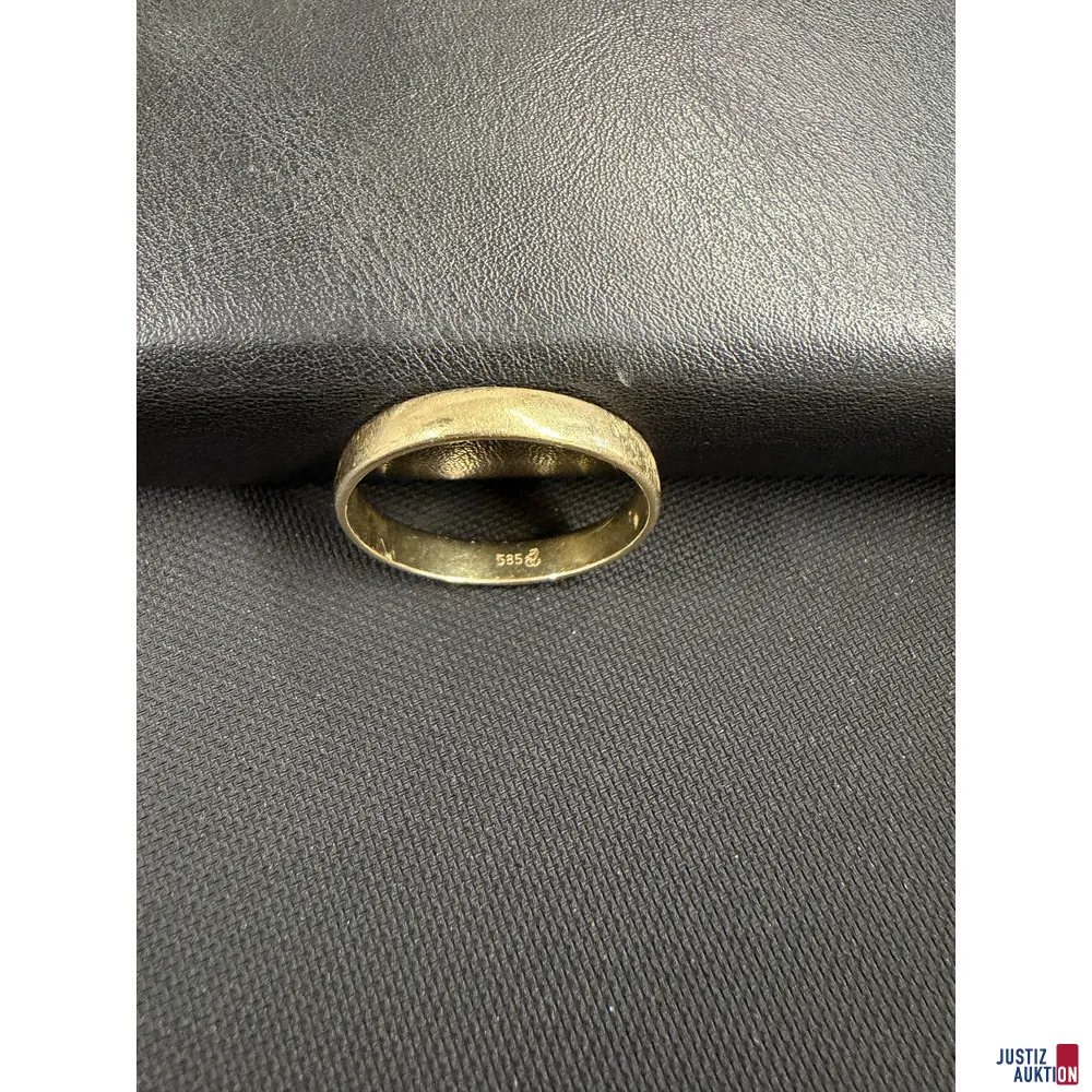 Herrenring aus 585er Gelbgold - 3,6 g