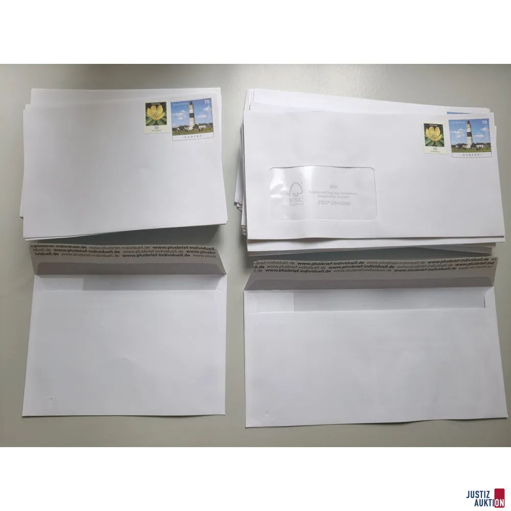 Voorgefrankeerde enveloppen