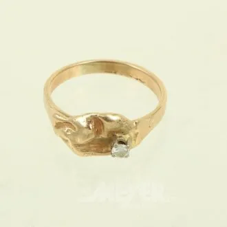 Ring mit 1 kl. Brillant