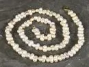 Collier de perles – fermoir or 585, perles de culture baroques, L= env. 70 cm