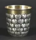 Coupe à cœur – argent 800, env. 138 g, intérieur doré, H= 7,5 cm