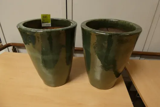 2x doniczki ceramiczne