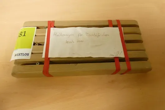 Houder voor tafellabels