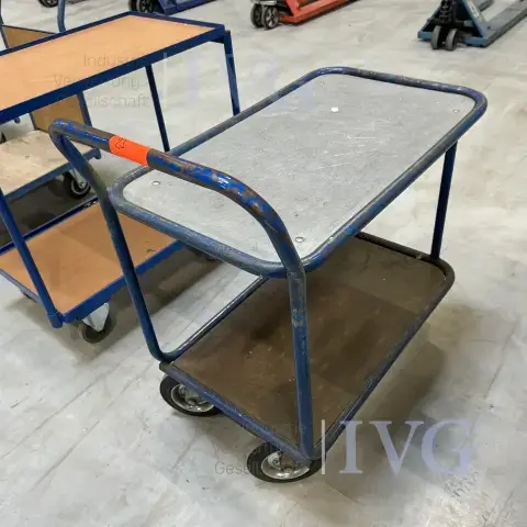 Тележка многоярусная (синяя)