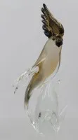 Cacatoès, Murano, probablement années 70, env. H 26,5 cm